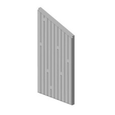 Šamotová deska boční, levá KV B 2G 66. 50. 01 (B) 